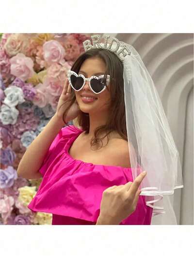 Velo con aro de Novia