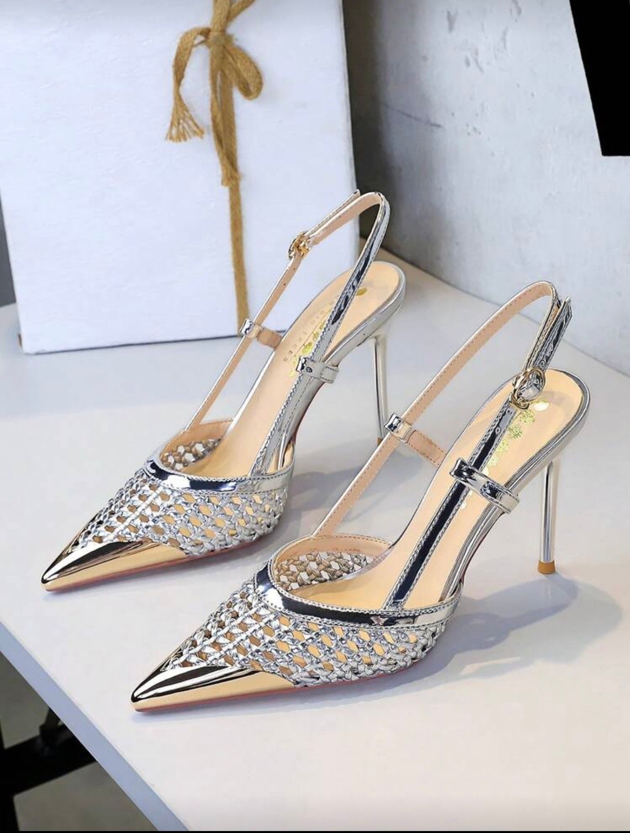 Tacón "Fay Silver"