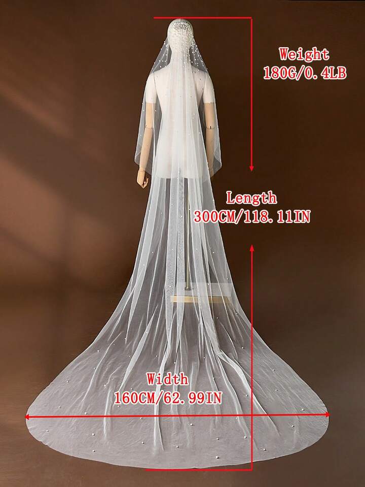 Velo de novia capilla perlas