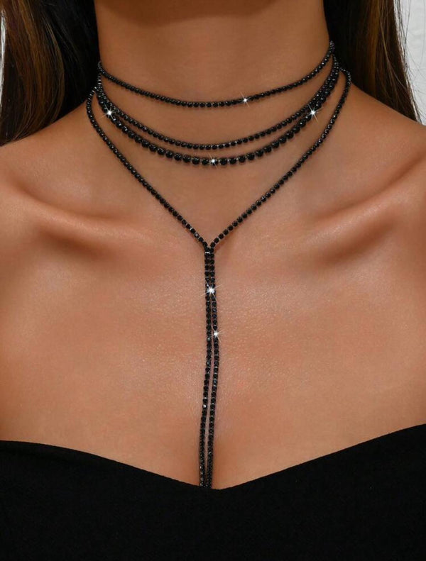 Collar gargantilla negro