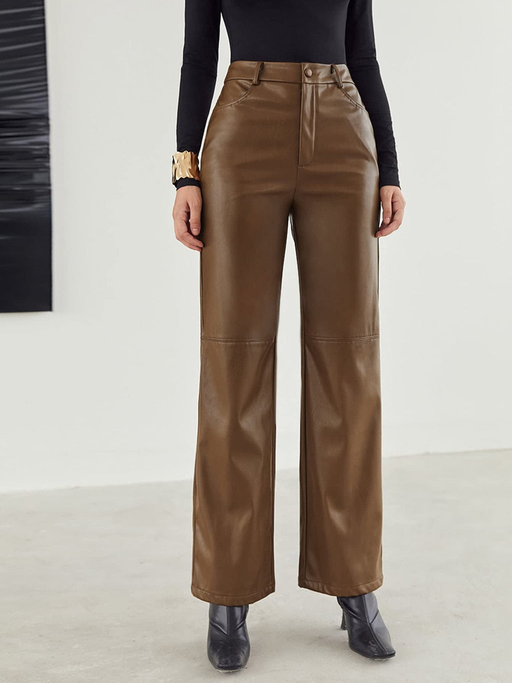 Pantalon de cuerina