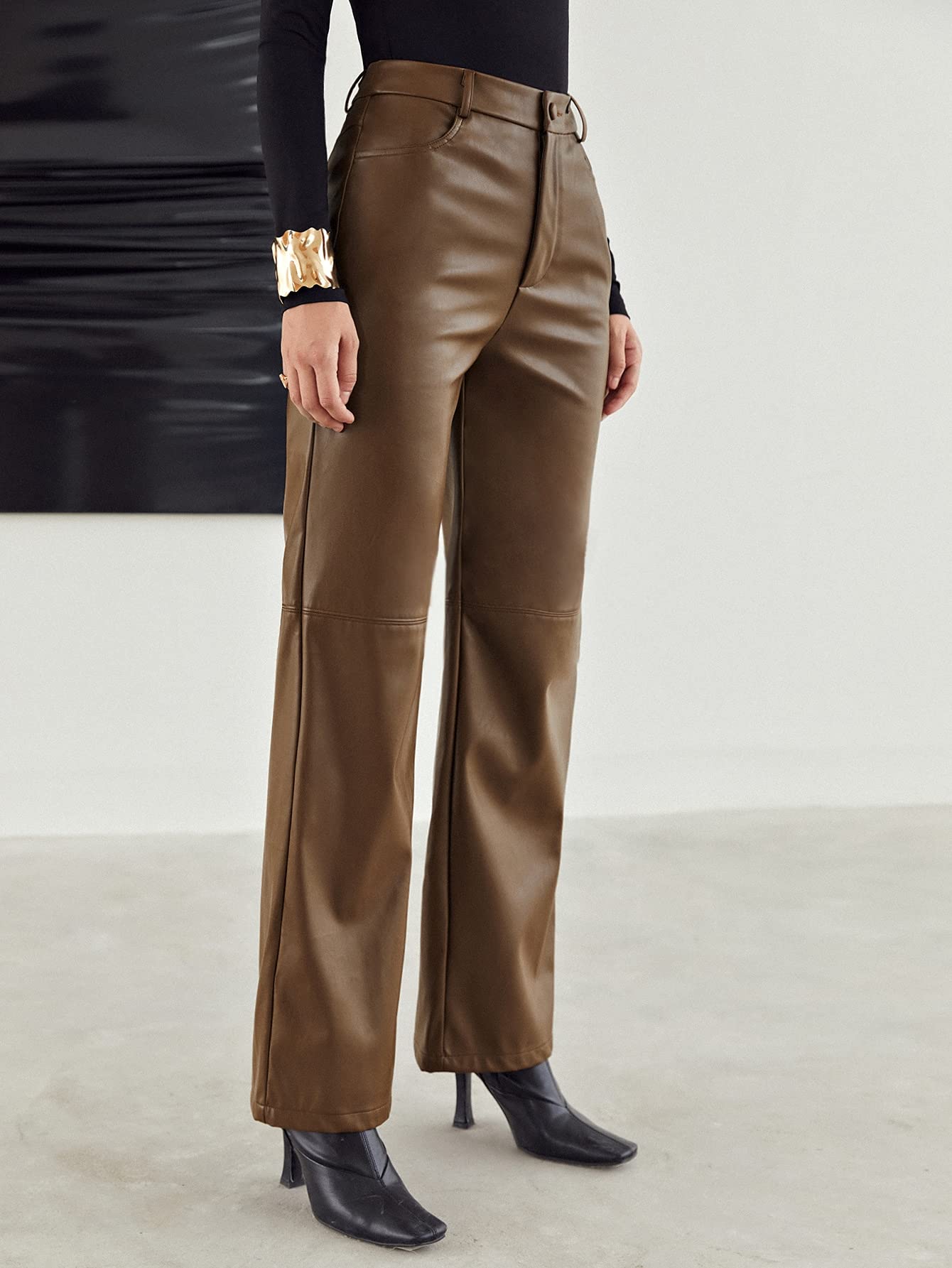 Pantalon de cuerina