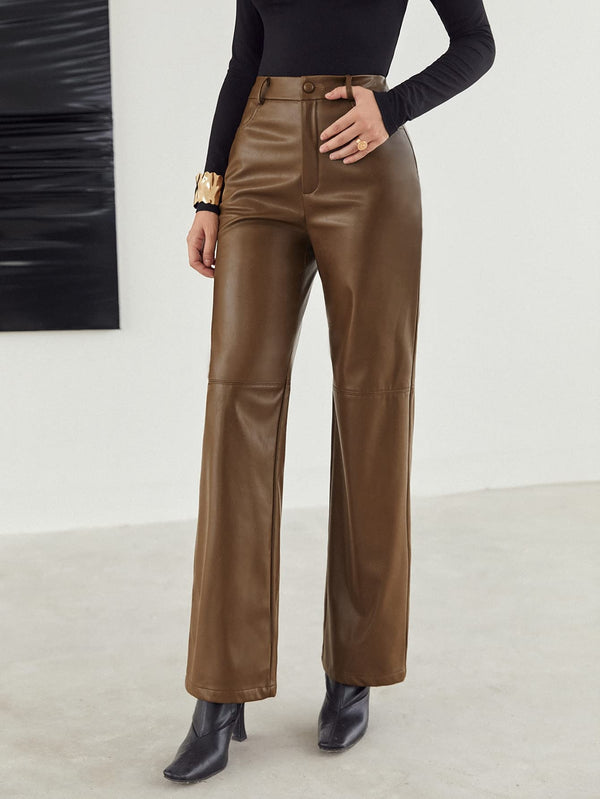 Pantalon de cuerina