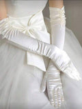 Guantes blancos satin