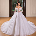Vestido de Novia Princesa con mangas
