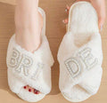 Pantufla Bride perlas