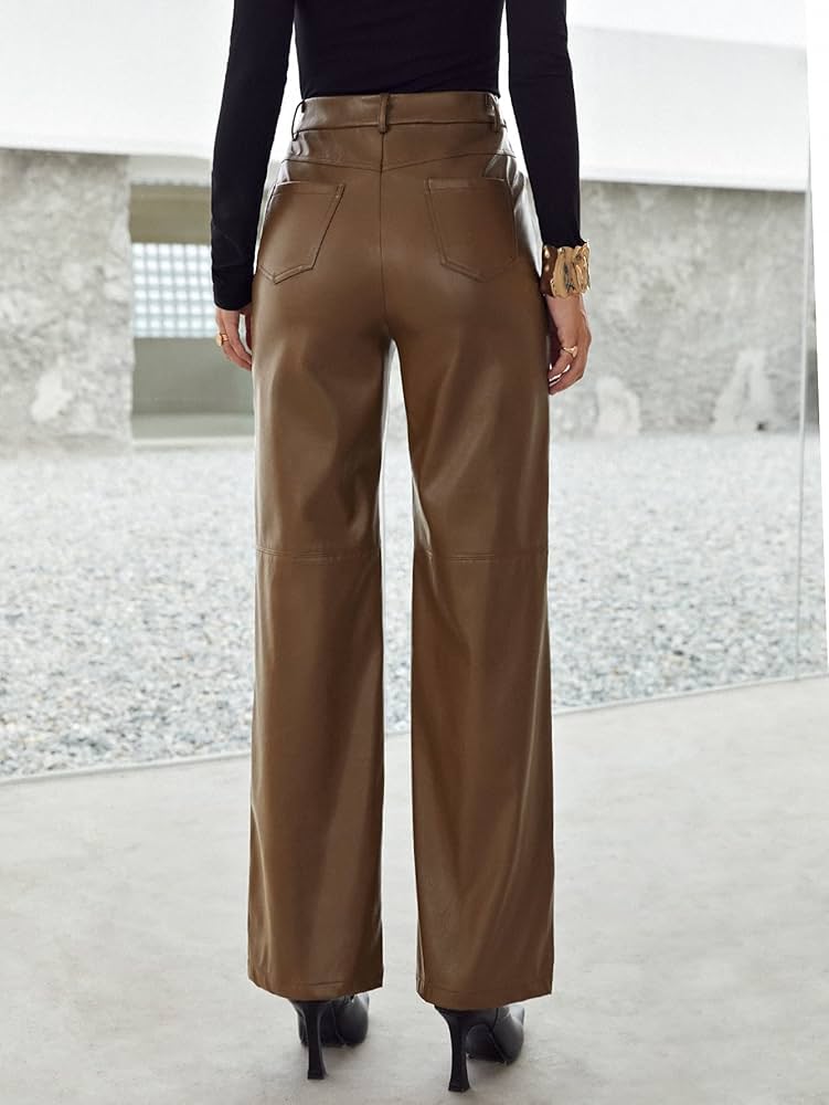 Pantalon de cuerina