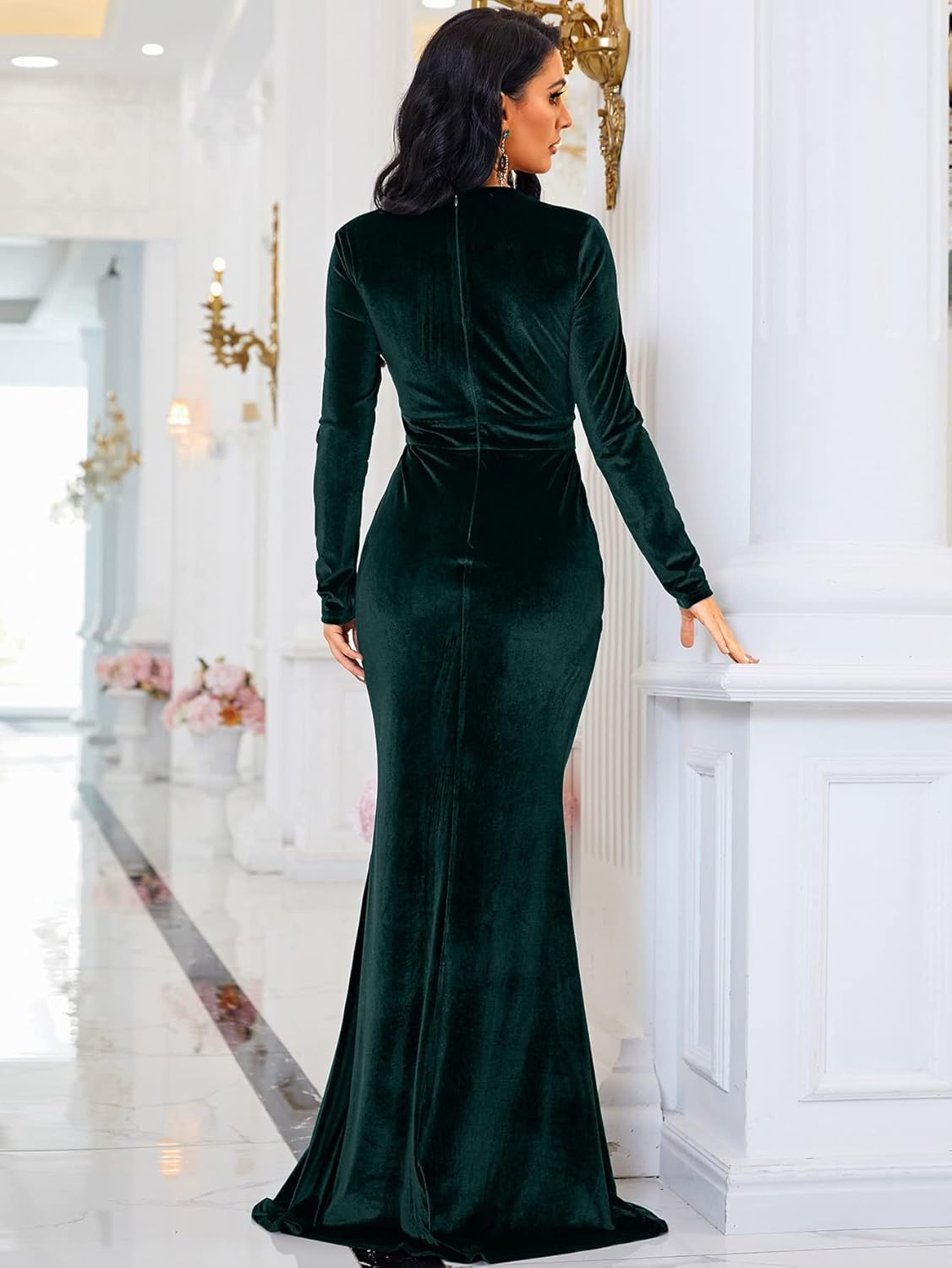 Vestido de Gala "Terciopelo Imperial"