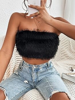 Top tubo peluche