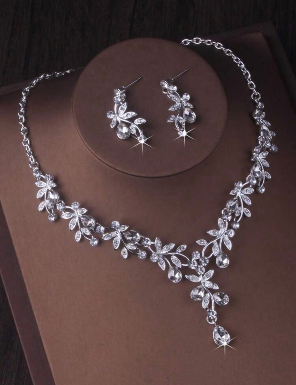 Set corona plateada Diana