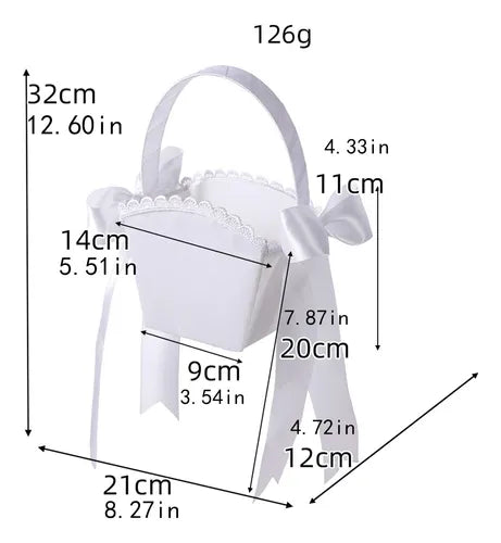 Canasta grande para petalos