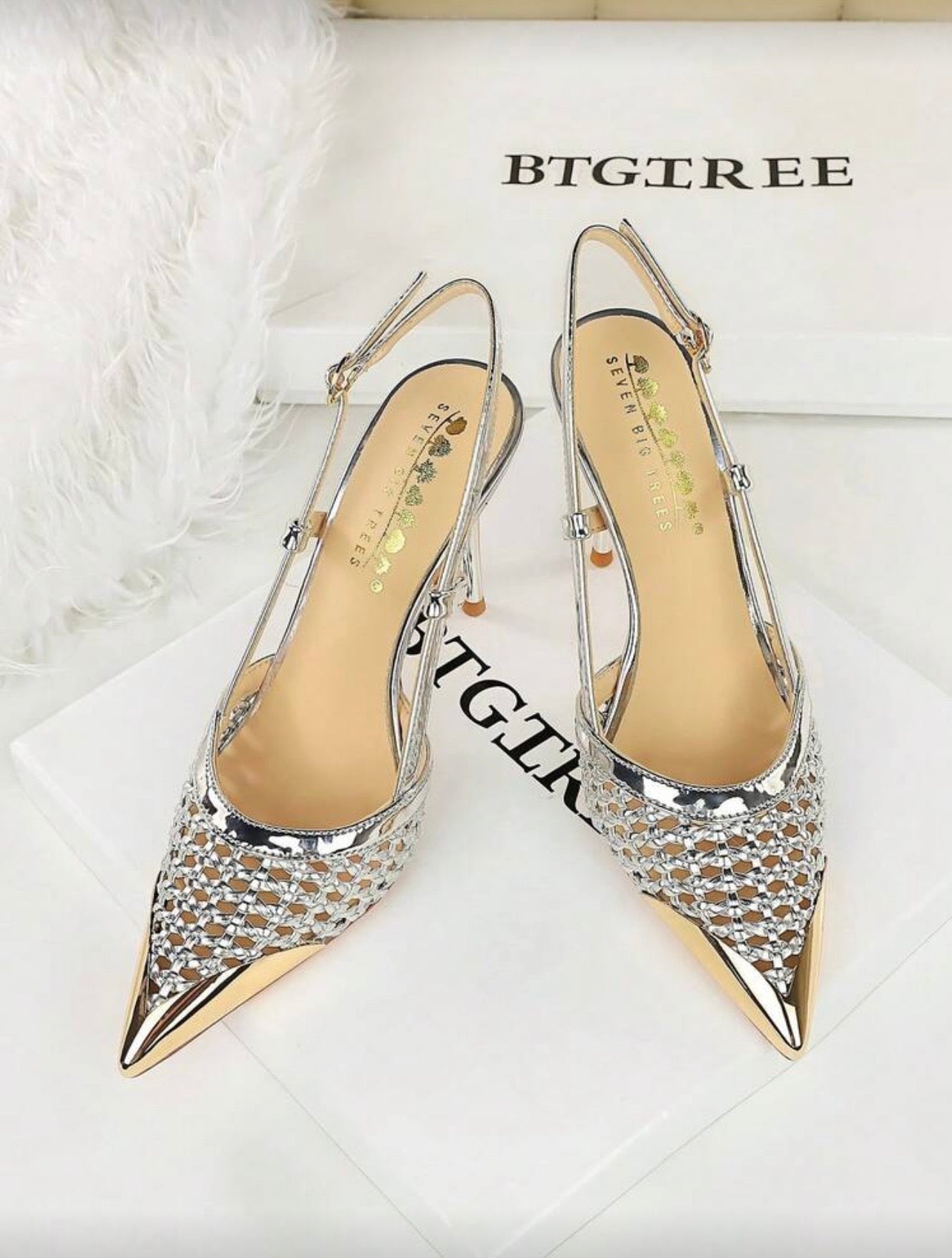 Tacón "Fay Silver"