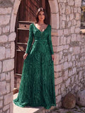 Vestido de Gala Green Shine
