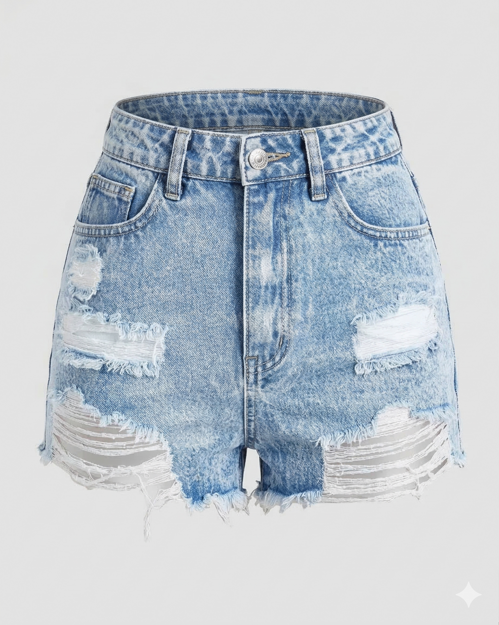 Short Jean roto