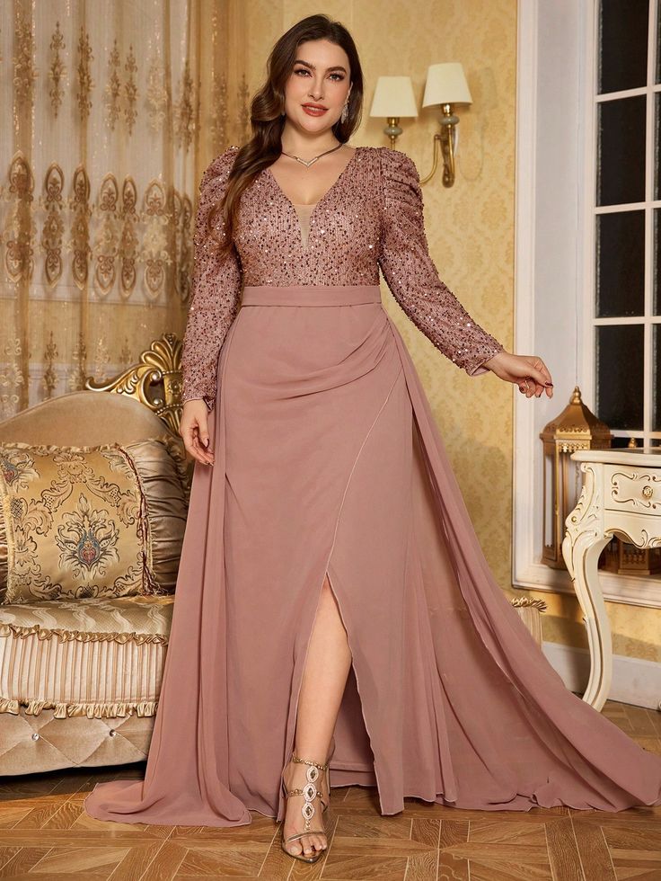 Vestido de gala "Rose Gold Luxury"