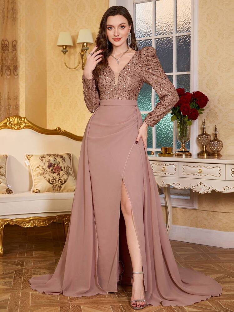 Vestido de gala "Rose Gold Luxury"