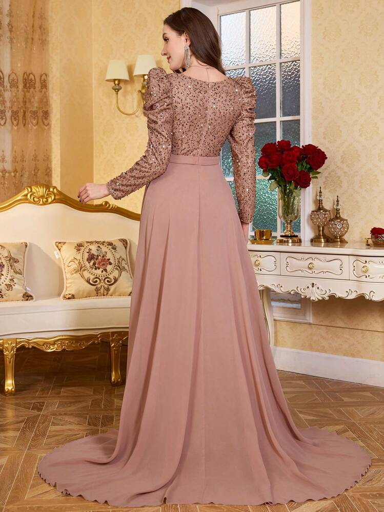 Vestido de gala "Rose Gold Luxury"