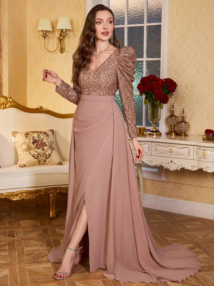 Vestido de gala "Rose Gold Luxury"