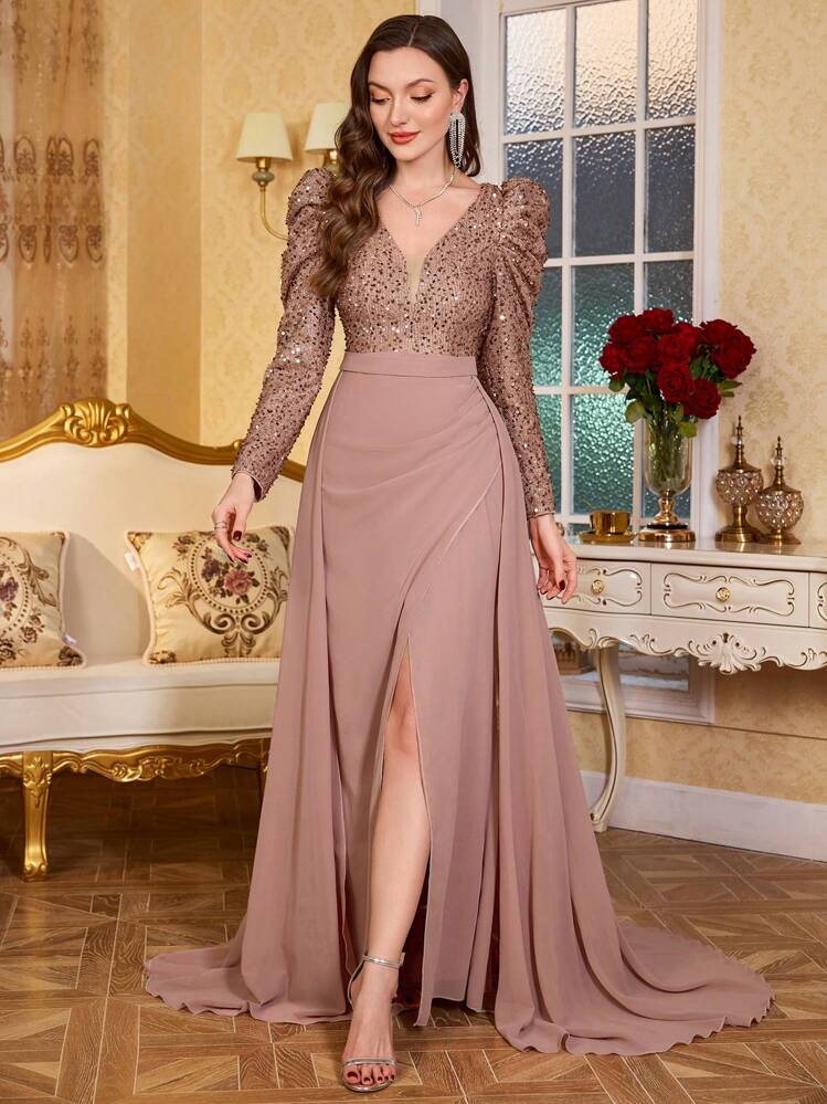 Vestido de gala "Rose Gold Luxury"