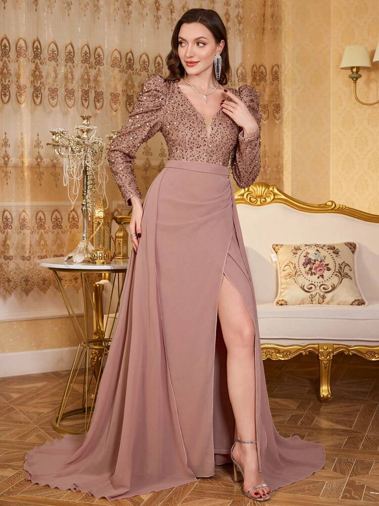 Vestido de gala "Rose Gold Luxury"