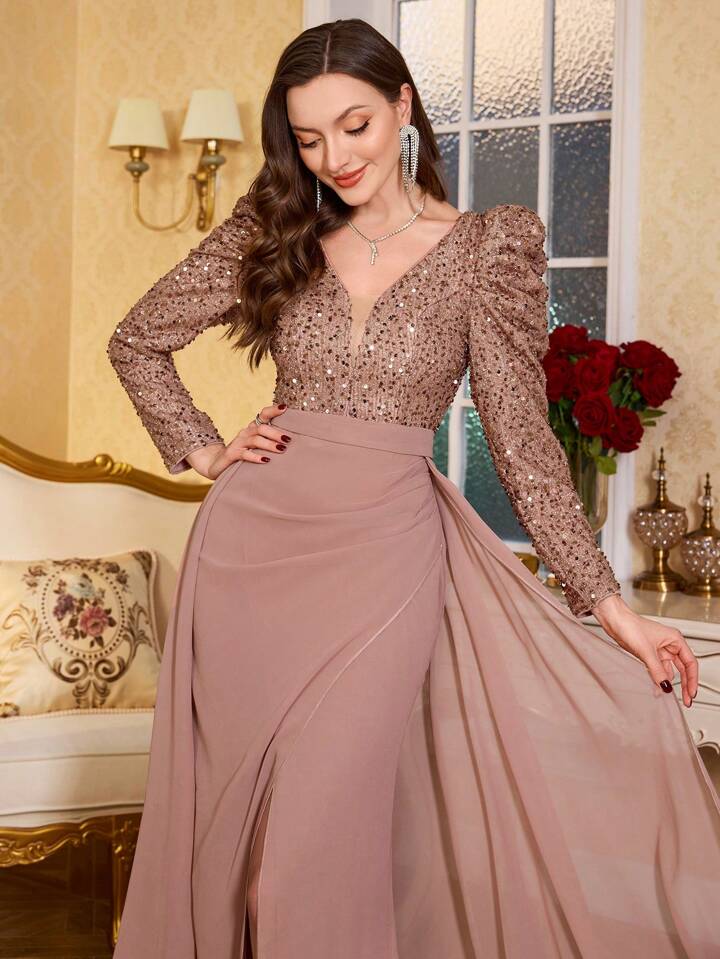 Vestido de gala "Rose Gold Luxury"