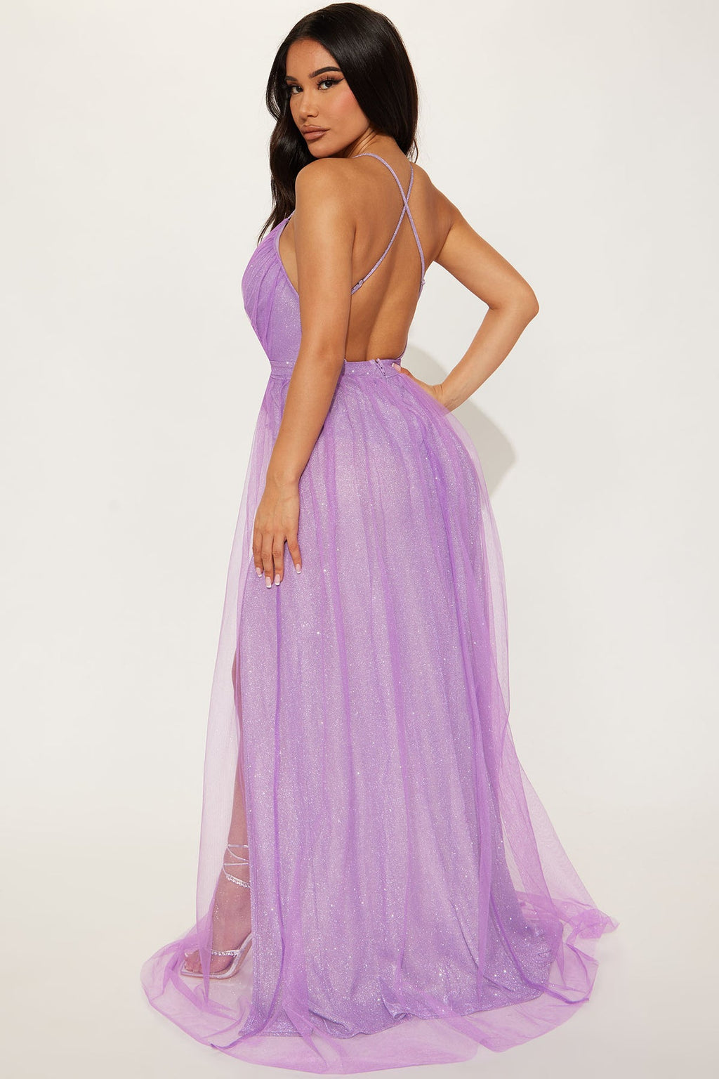 Vestido de Gala "Lavanda Estelar"