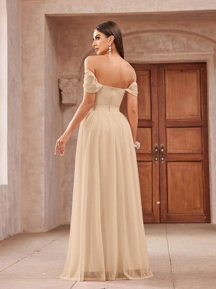 Vestido de gala "Brisa de Arena"