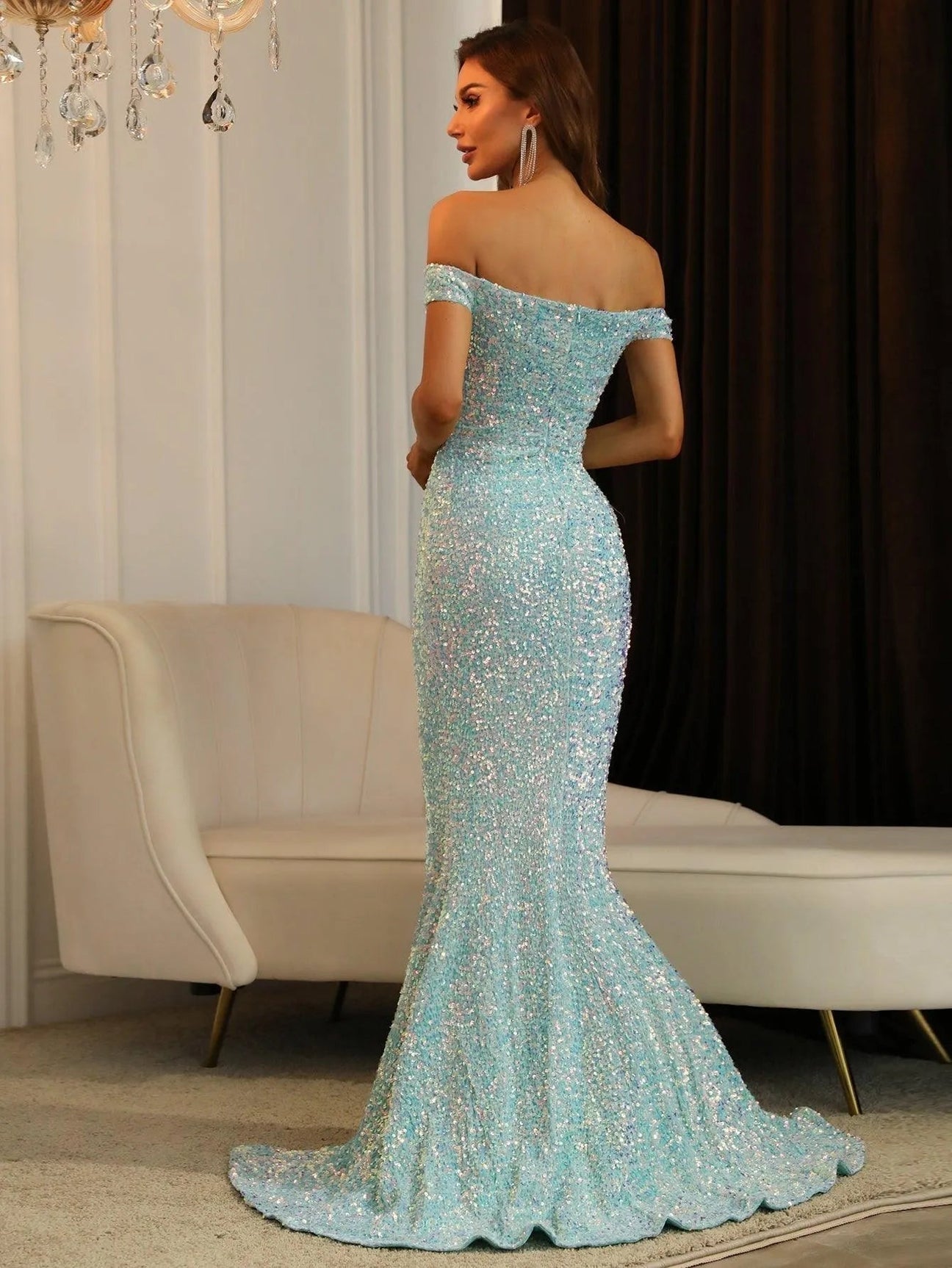 Vestido de gala "Aqua Marine"