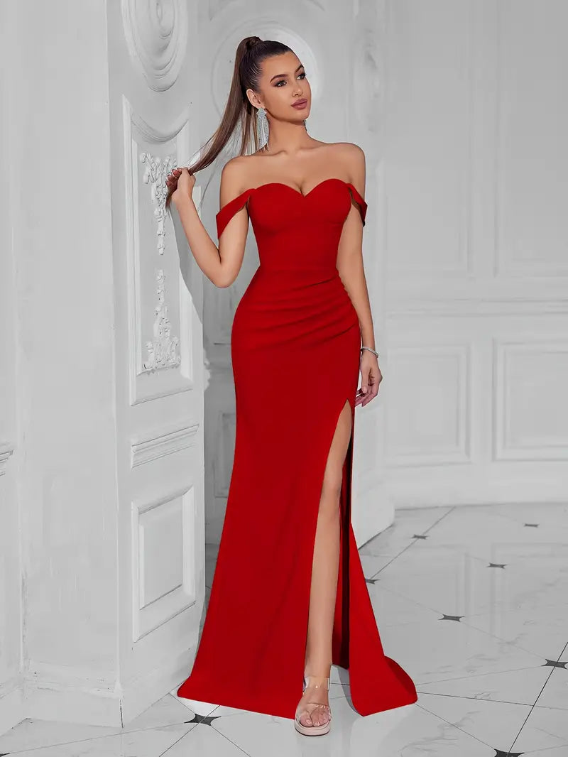 Vestido de Gala "Pasión Carmesí"