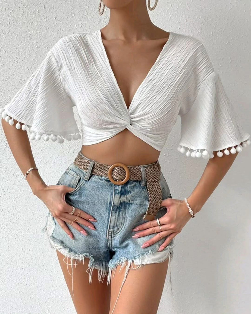 Top lino playero