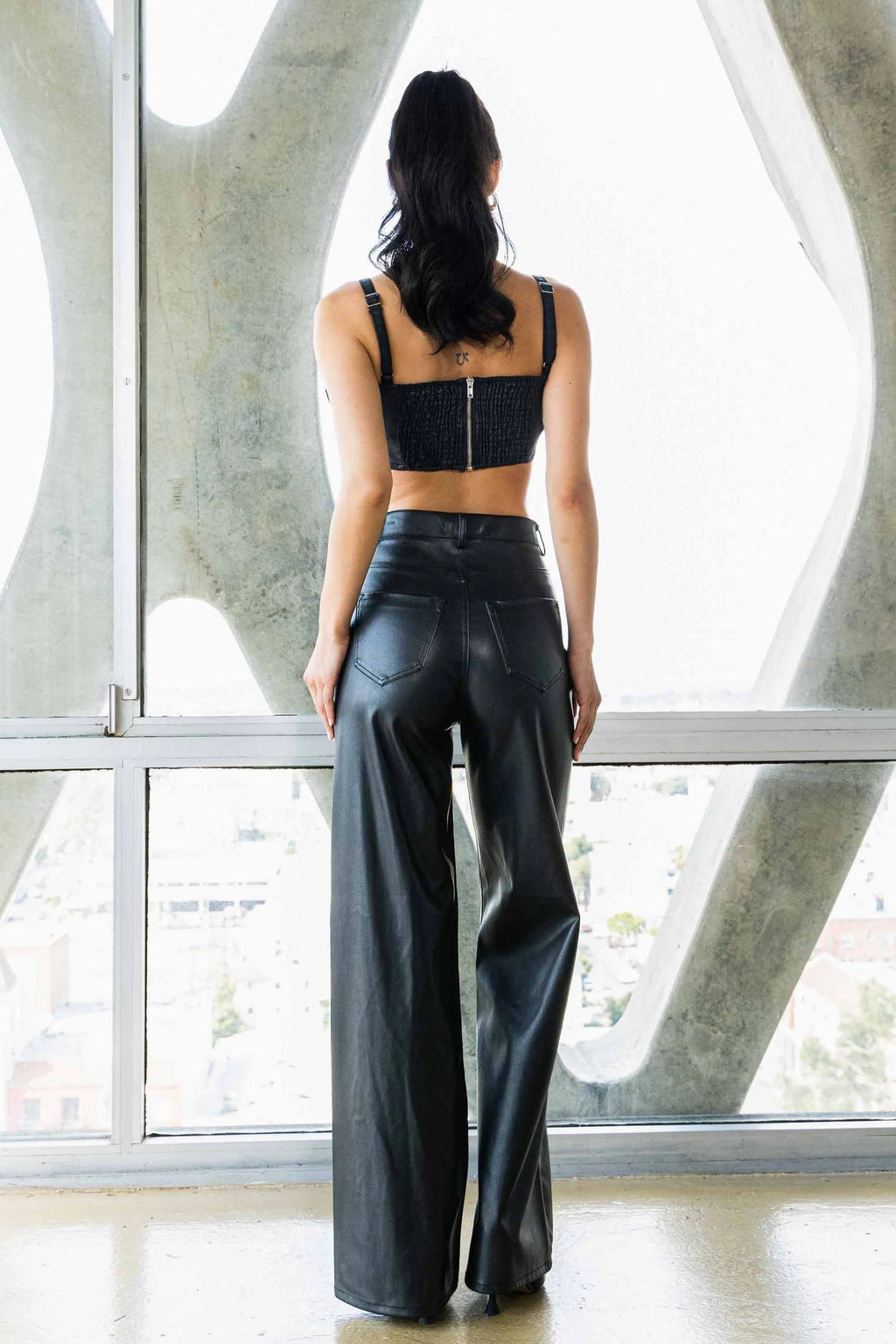 Pantalon de cuerina Vibrant