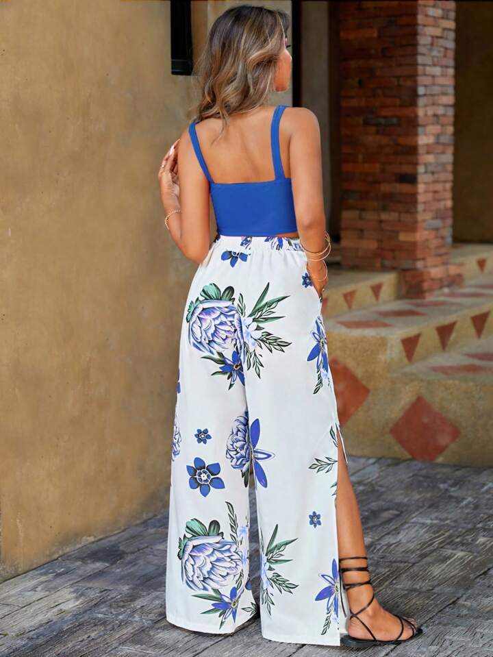 Conjunto Pantalón Floral