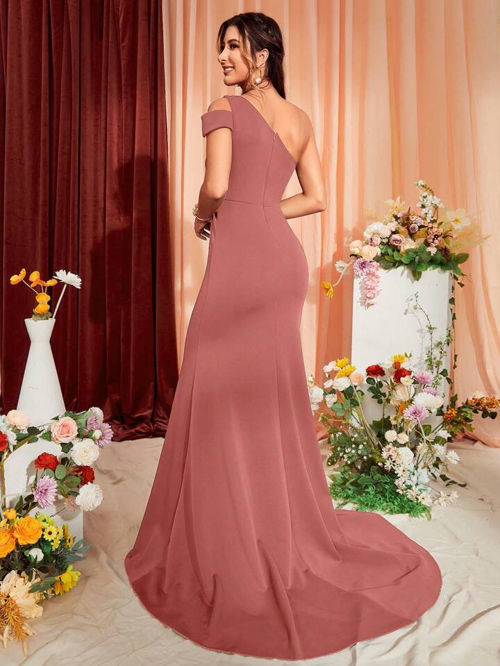 Vestido de gala "Rosa del Atardecer"