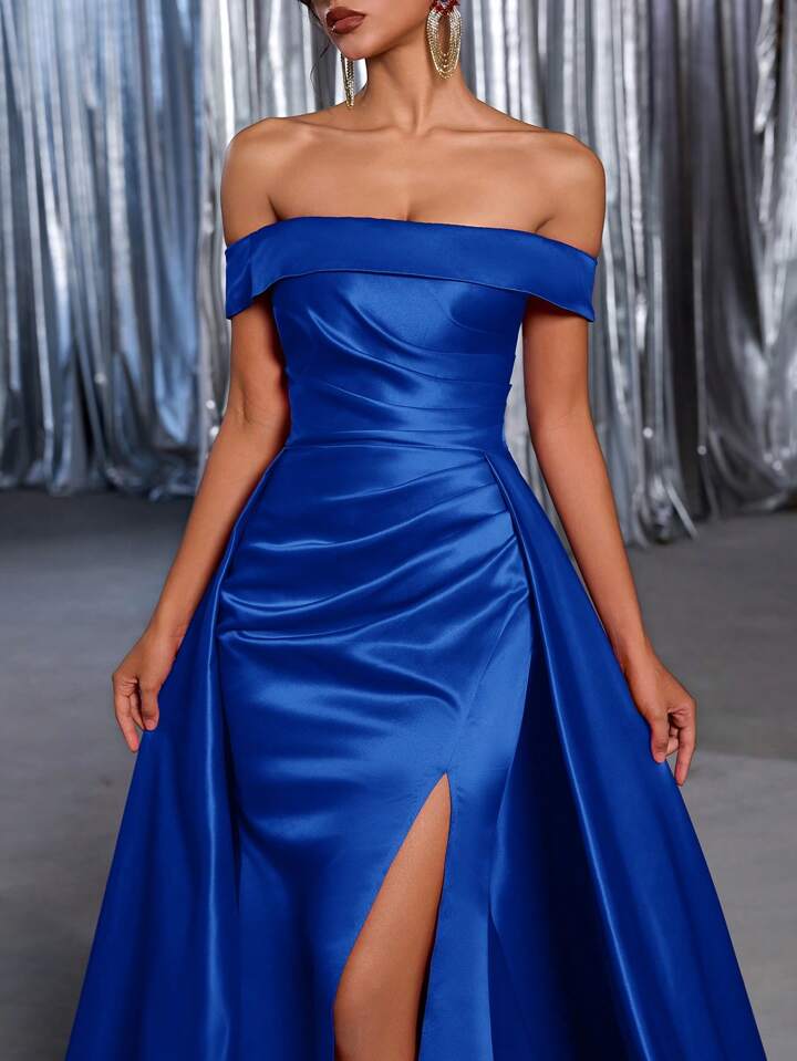 Vestido de gala "Zafiro Real"