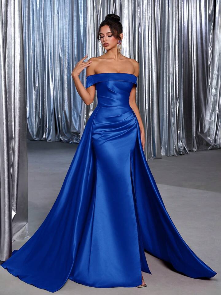 Vestido de gala "Zafiro Real"