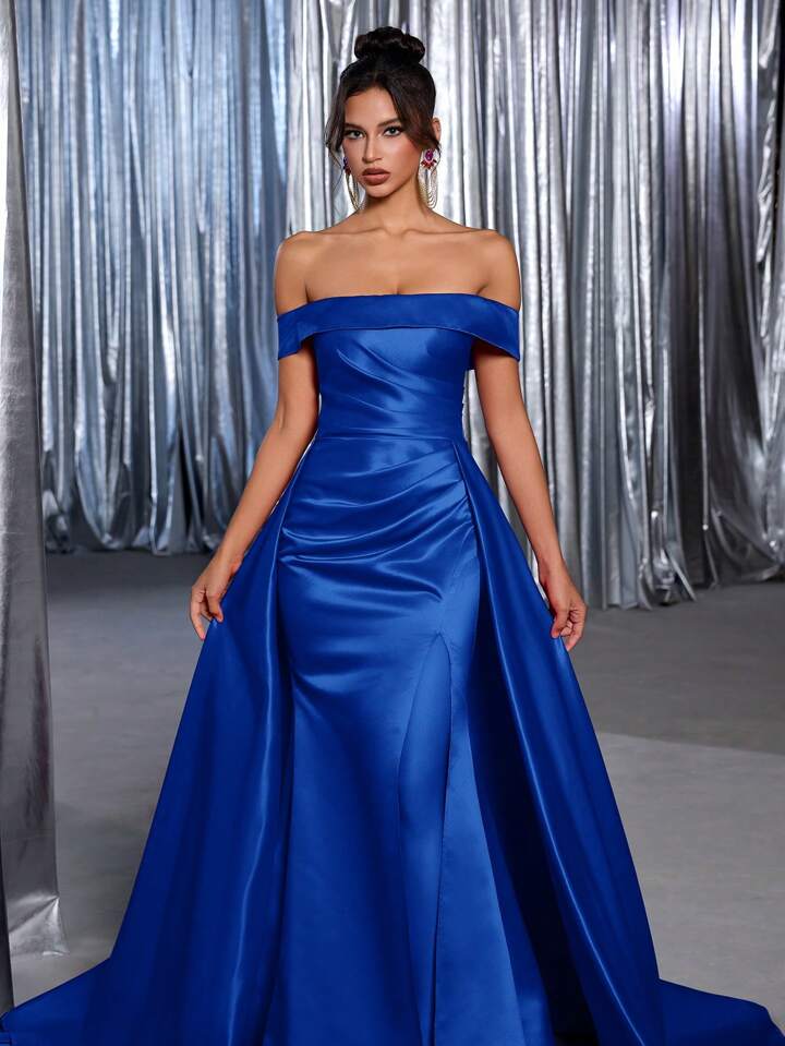 Vestido de gala "Zafiro Real"