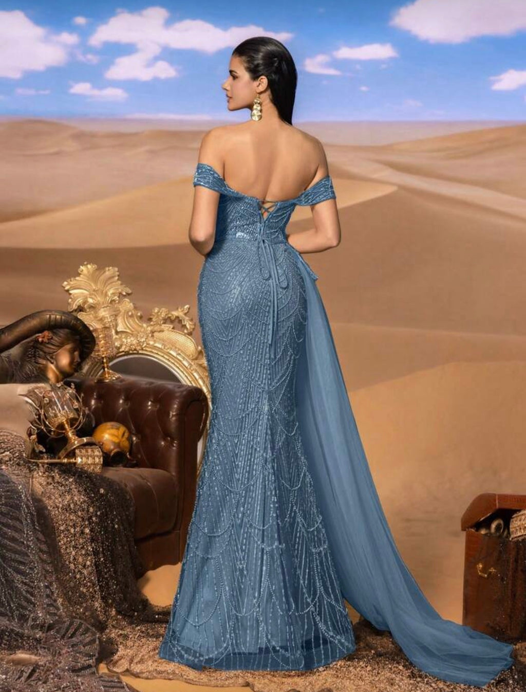 Vestido de Gala "Sirena Galáctica"