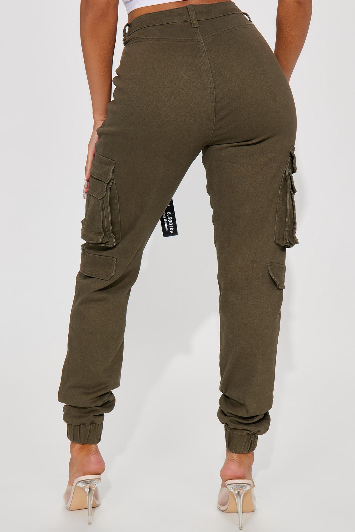 Pantalon good vibes cargo jogger FN verde