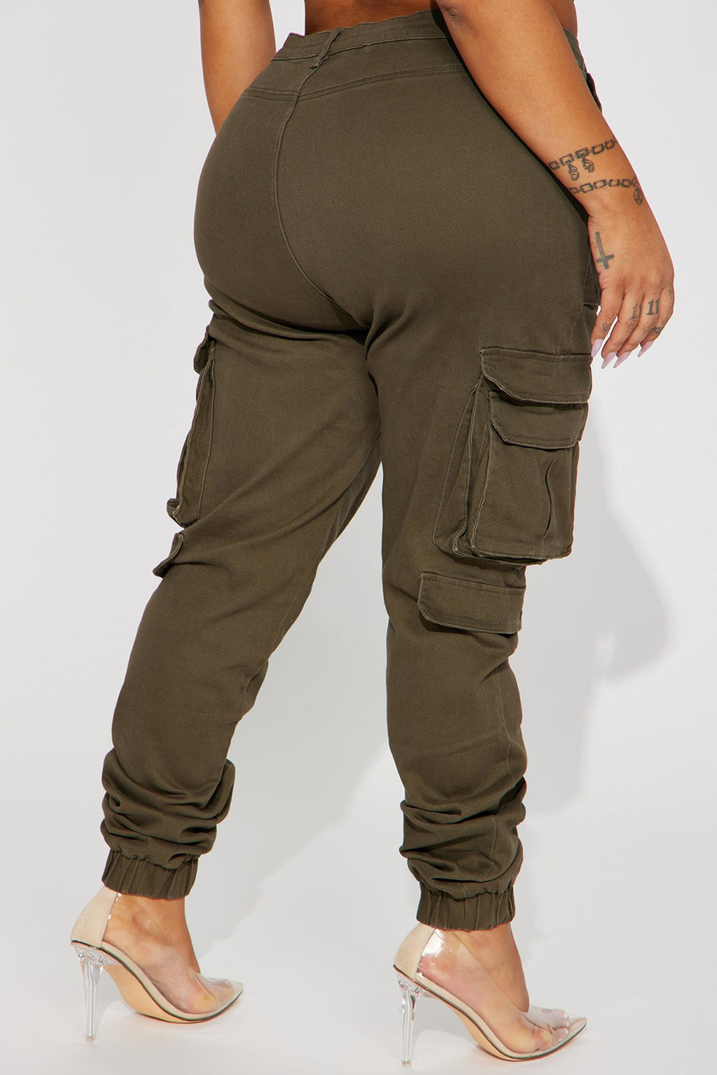 Pantalon good vibes cargo jogger FN verde