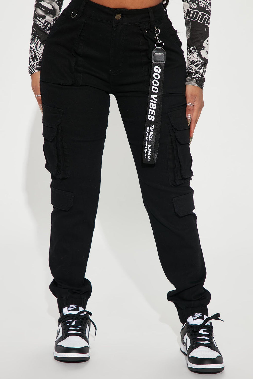 Pantalon good vibes cargo jogger