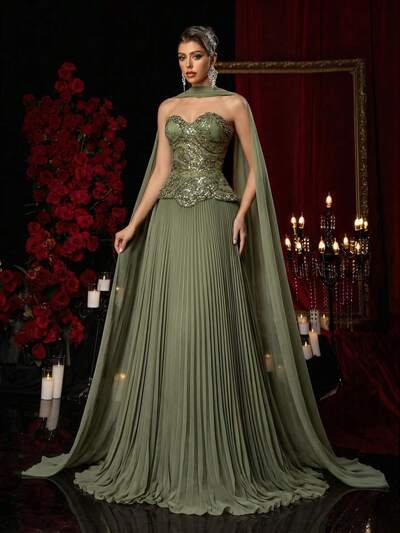 Vestido de Gala "Bosque"