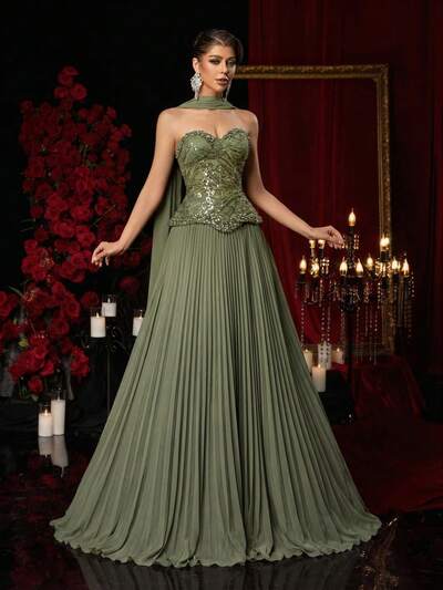 Vestido de Gala "Bosque"