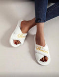 Pantuflas Bride dorado