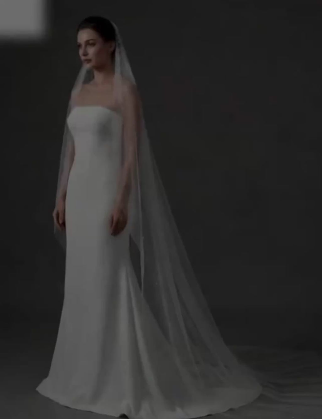 Velo de novia capilla perlas