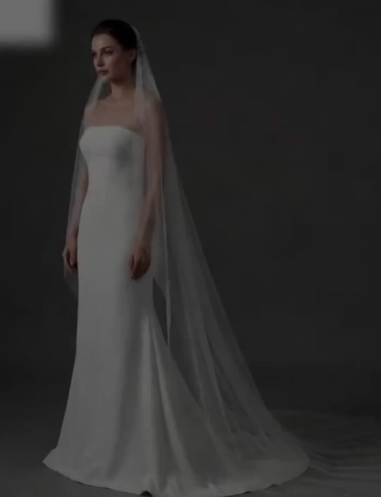 Velo de novia capilla perlas