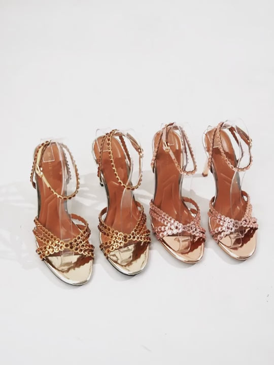 Tacones Rose Gold